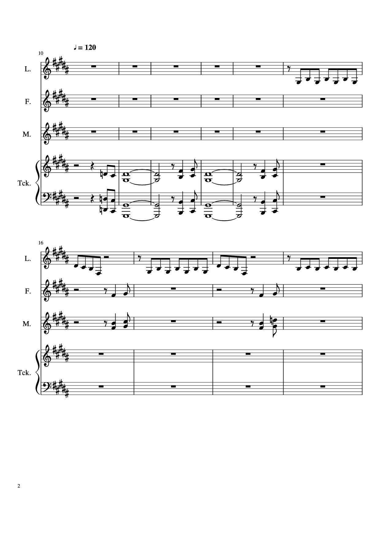 Trang 2 của Sheet nhạc PDF Piano bài hát The Ballad Of Sara Berry Piano - Music and Lyrics by
