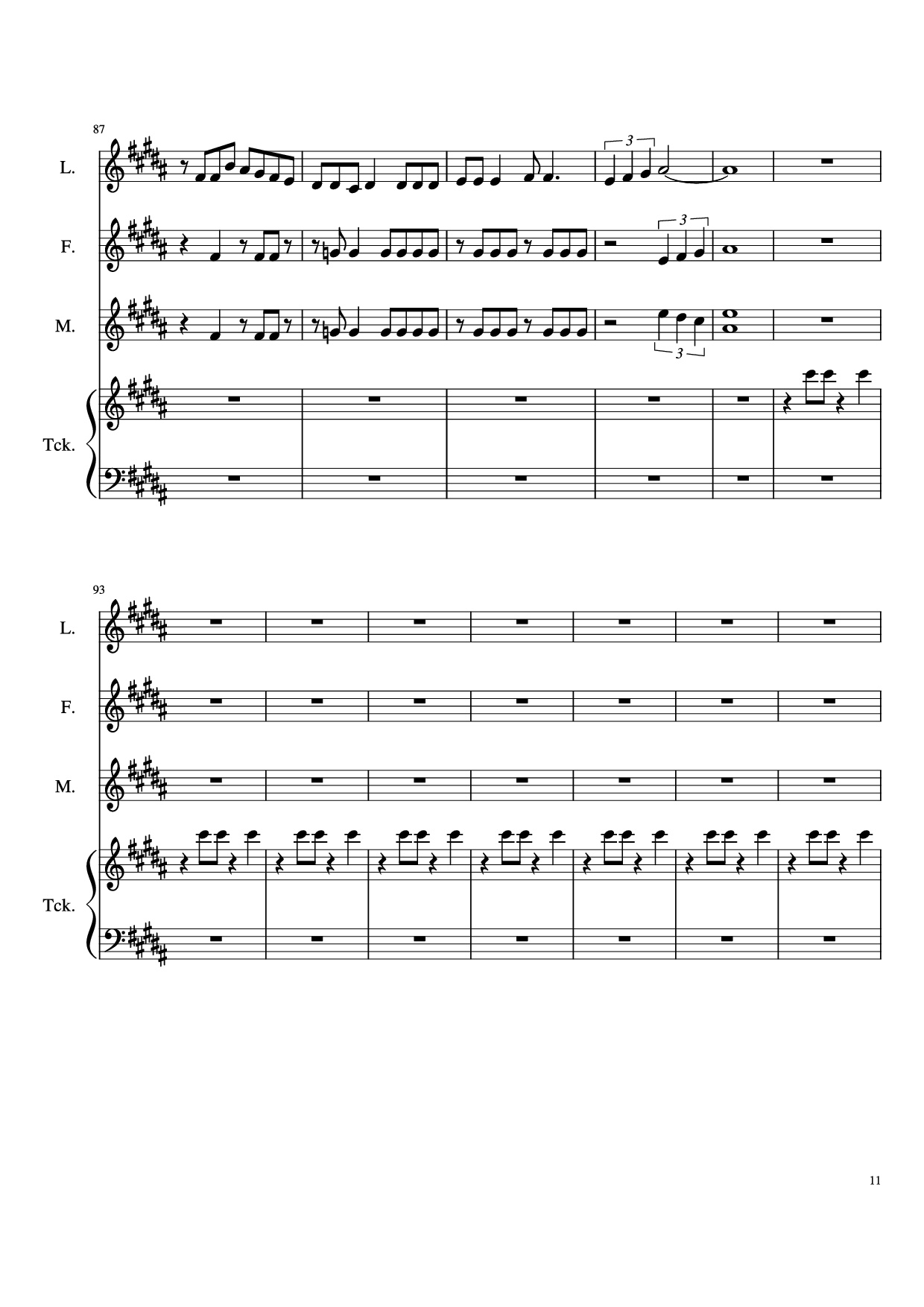 Trang 11 của Sheet nhạc PDF Piano bài hát The Ballad Of Sara Berry Piano - Music and Lyrics by