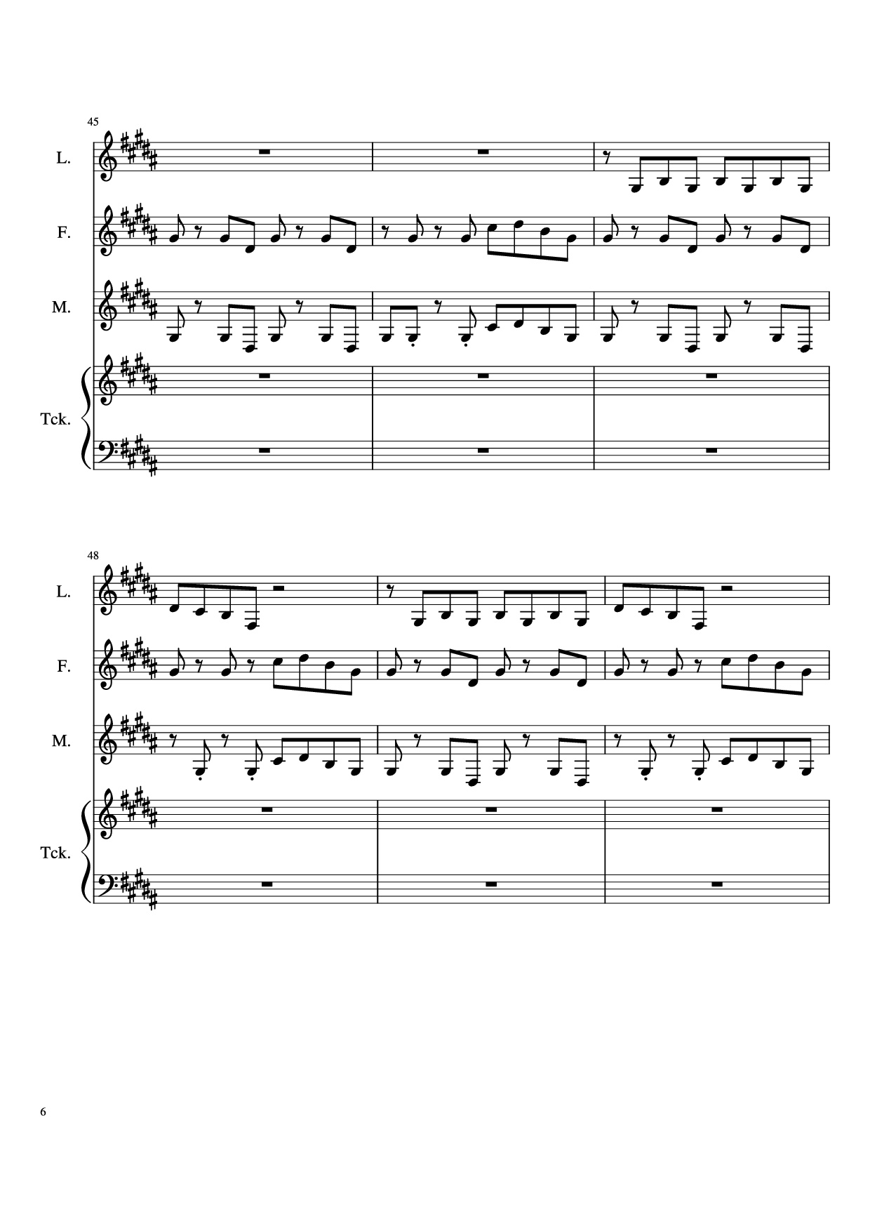 Trang 6 của Sheet nhạc PDF Piano bài hát The Ballad Of Sara Berry Piano - Music and Lyrics by