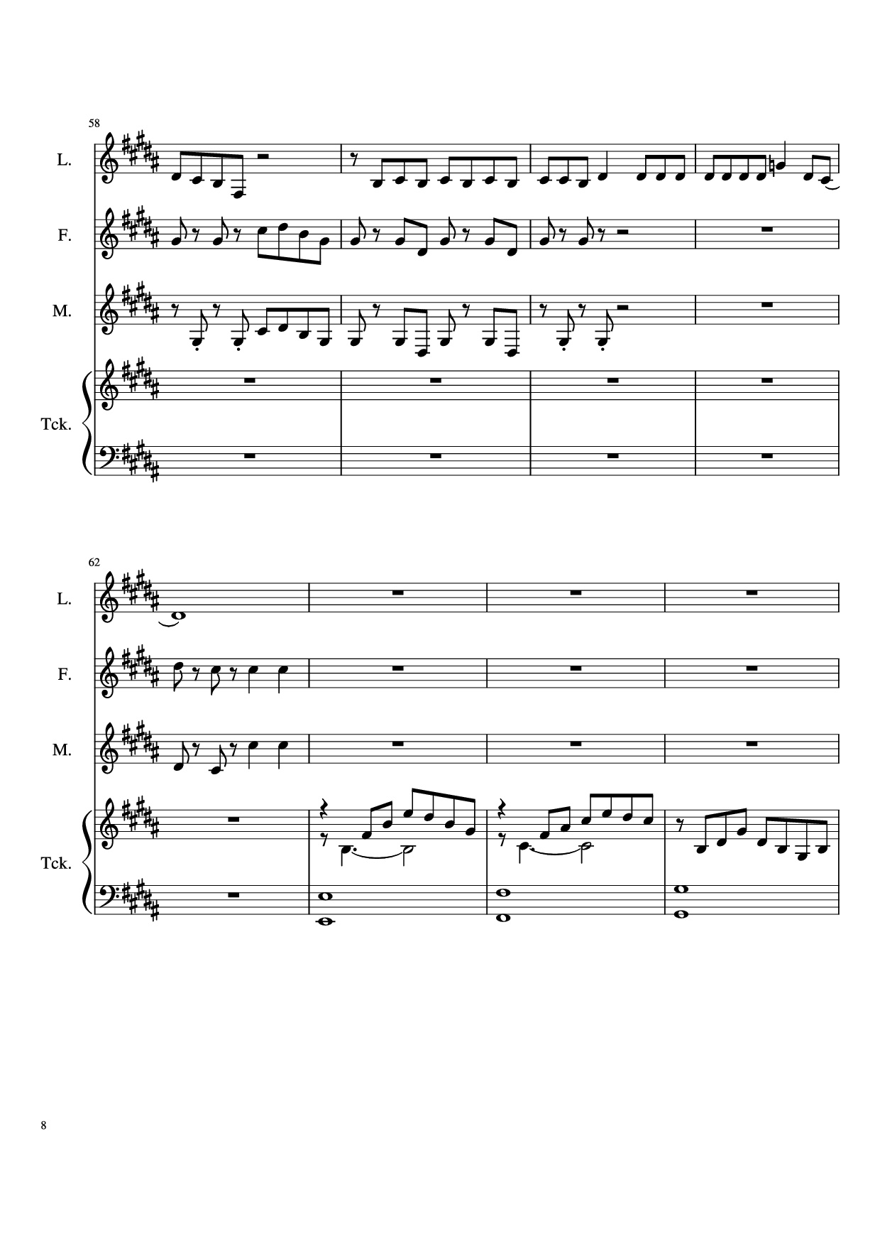 Trang 8 của Sheet nhạc PDF Piano bài hát The Ballad Of Sara Berry Piano - Music and Lyrics by