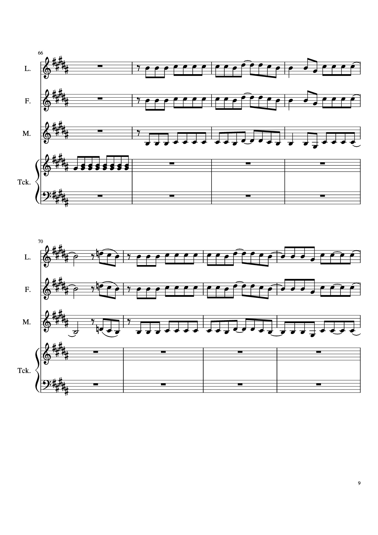 Trang 9 của Sheet nhạc PDF Piano bài hát The Ballad Of Sara Berry Piano - Music and Lyrics by