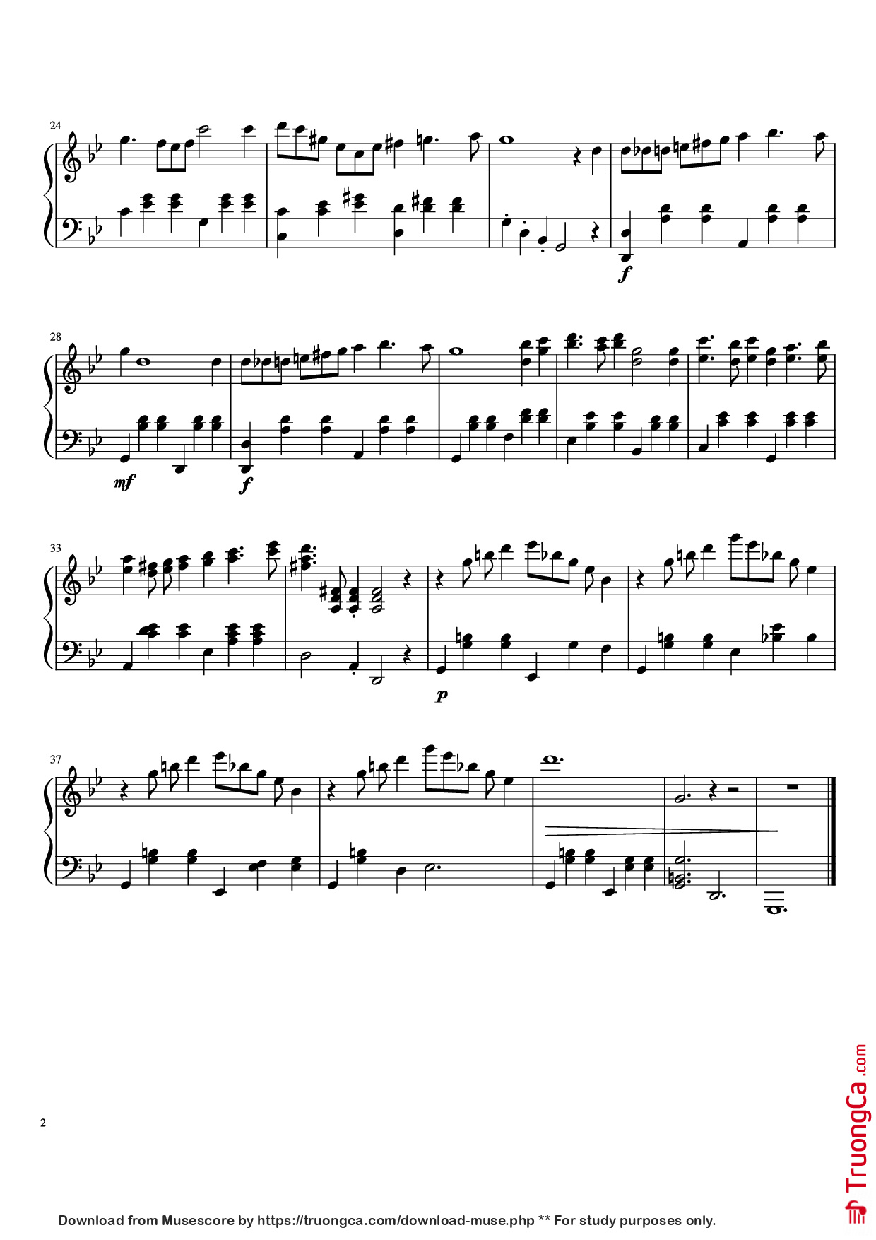 Trang 2 của Sheet nhạc PDF Piano bài hát Debutante Waltz for Piano - Evan Call