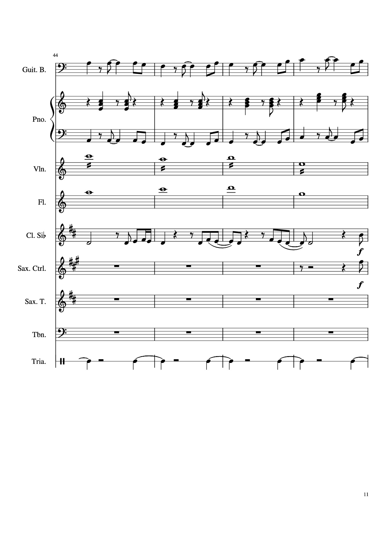 Trang 11 của Sheet nhạc PDF bài hát Stand By Me Piano & Violin - Ben E King