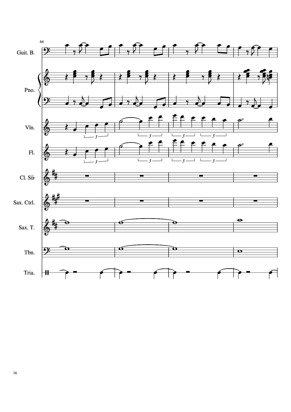 Trang 16 của Sheet nhạc PDF bài hát Stand By Me Piano & Violin - Ben E King