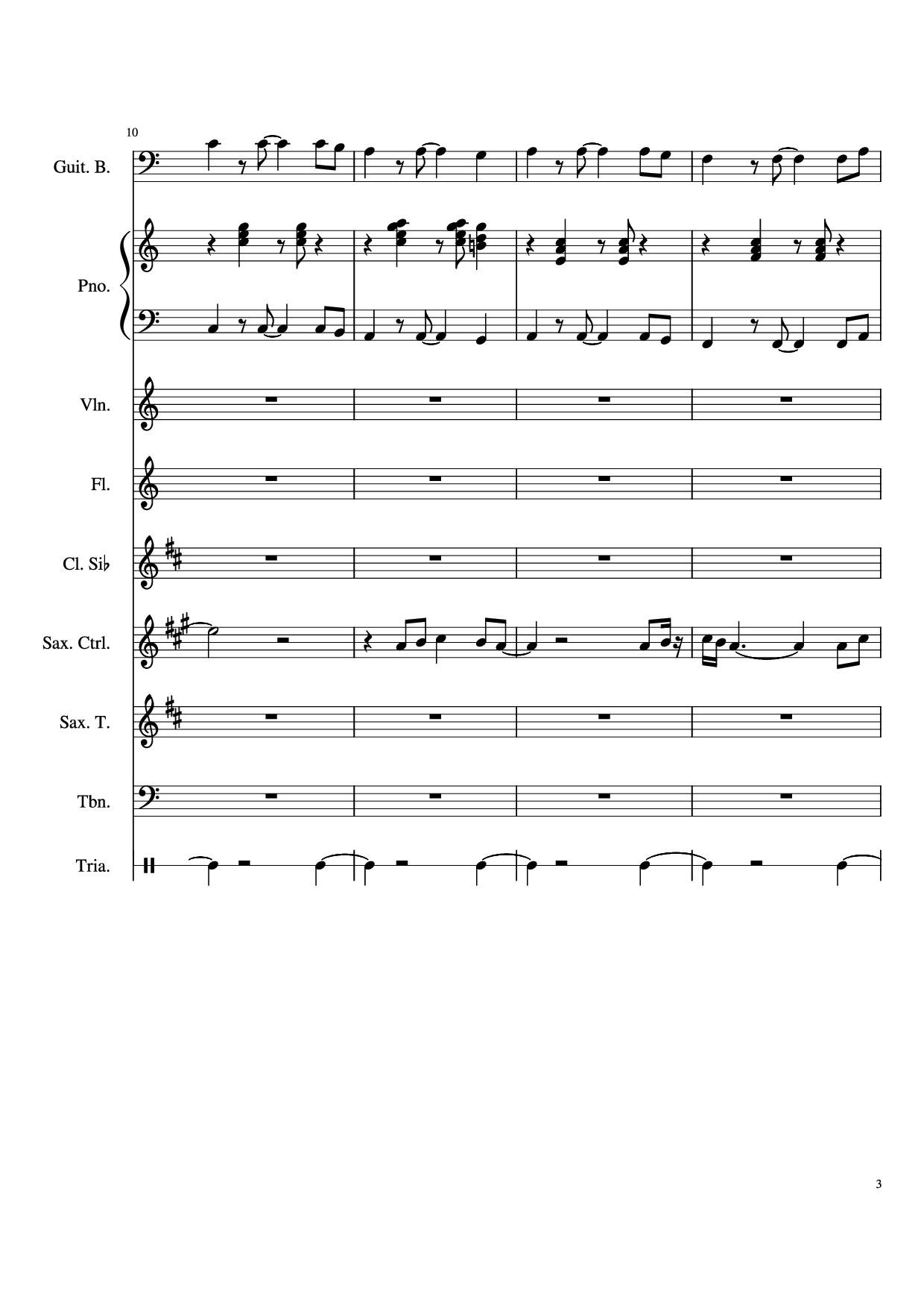 Trang 3 của Sheet nhạc PDF bài hát Stand By Me Piano & Violin - Ben E King