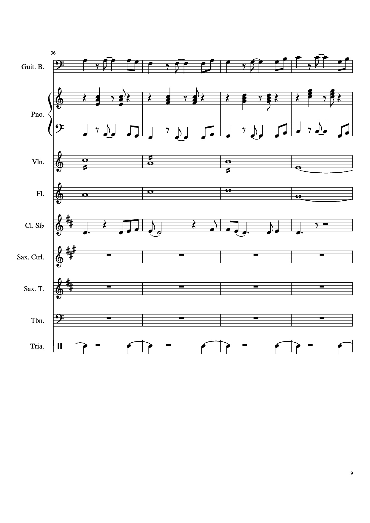 Trang 9 của Sheet nhạc PDF bài hát Stand By Me Piano & Violin - Ben E King