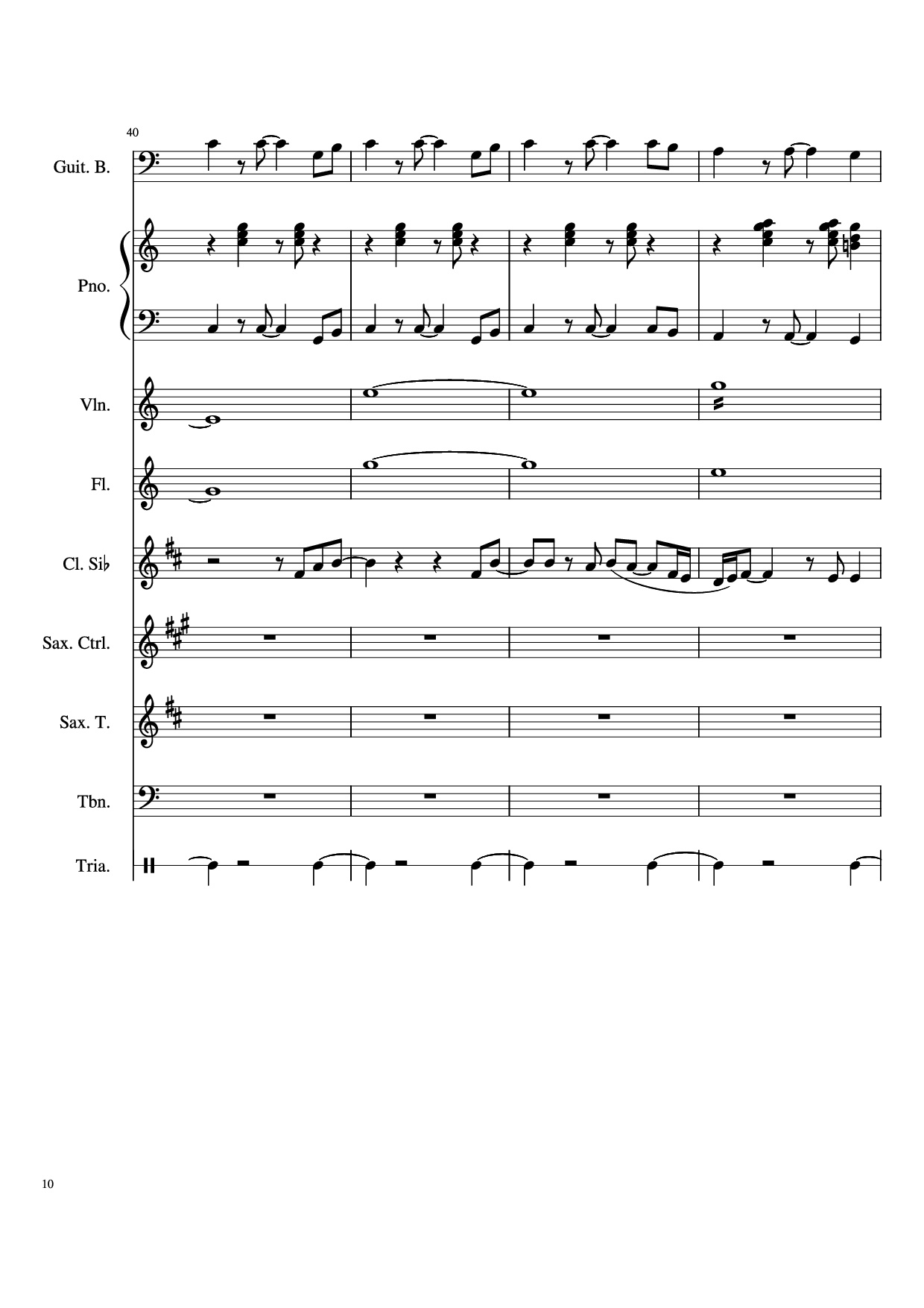 Trang 10 của Sheet nhạc PDF bài hát Stand By Me Piano & Violin - Ben E King