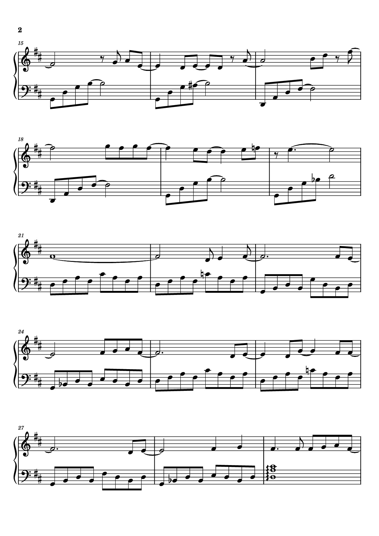 Trang 2 của Sheet nhạc PDF Piano bài hát SEASONS Piano - Wave to earth