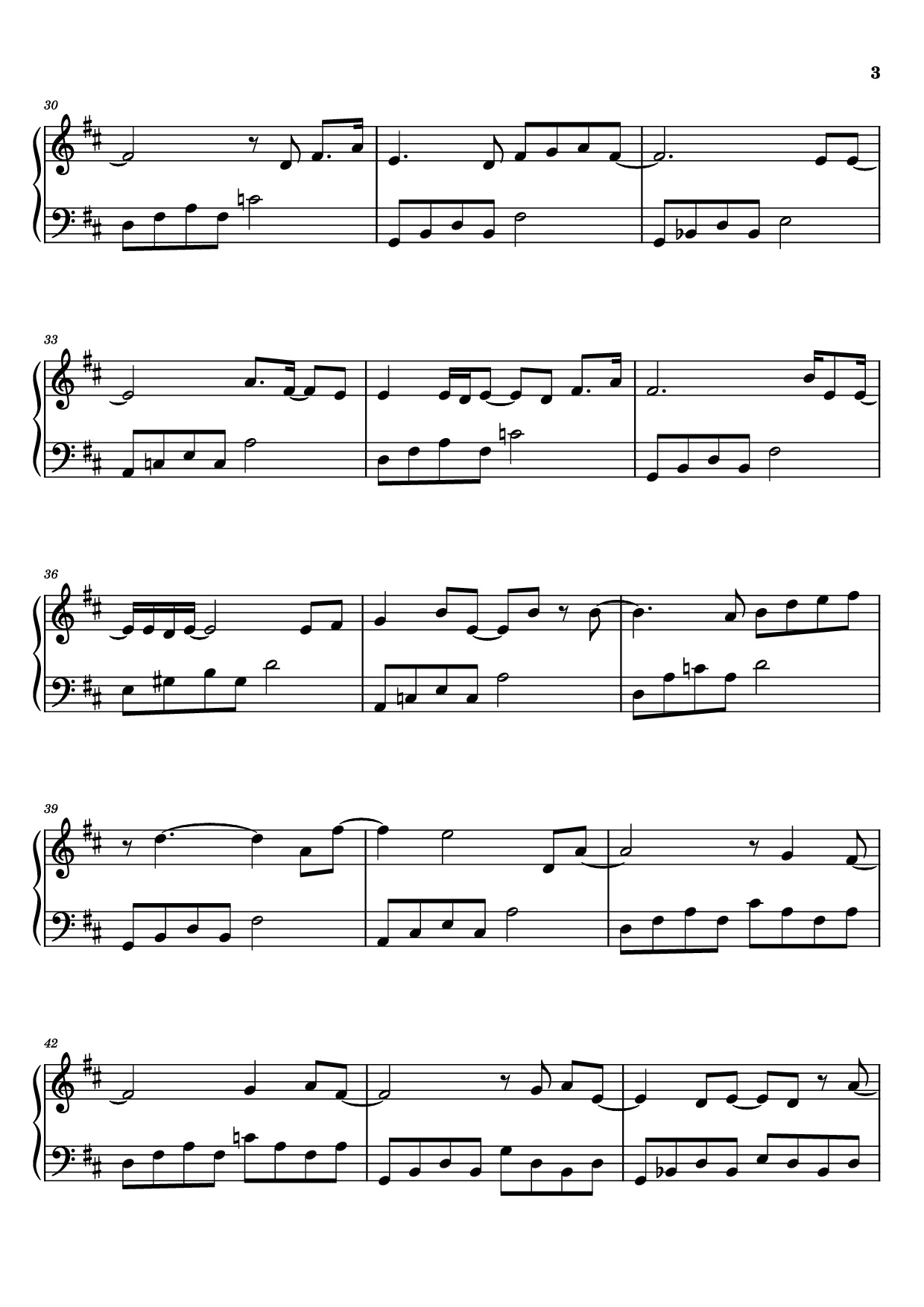 Trang 3 của Sheet nhạc PDF Piano bài hát SEASONS Piano - Wave to earth
