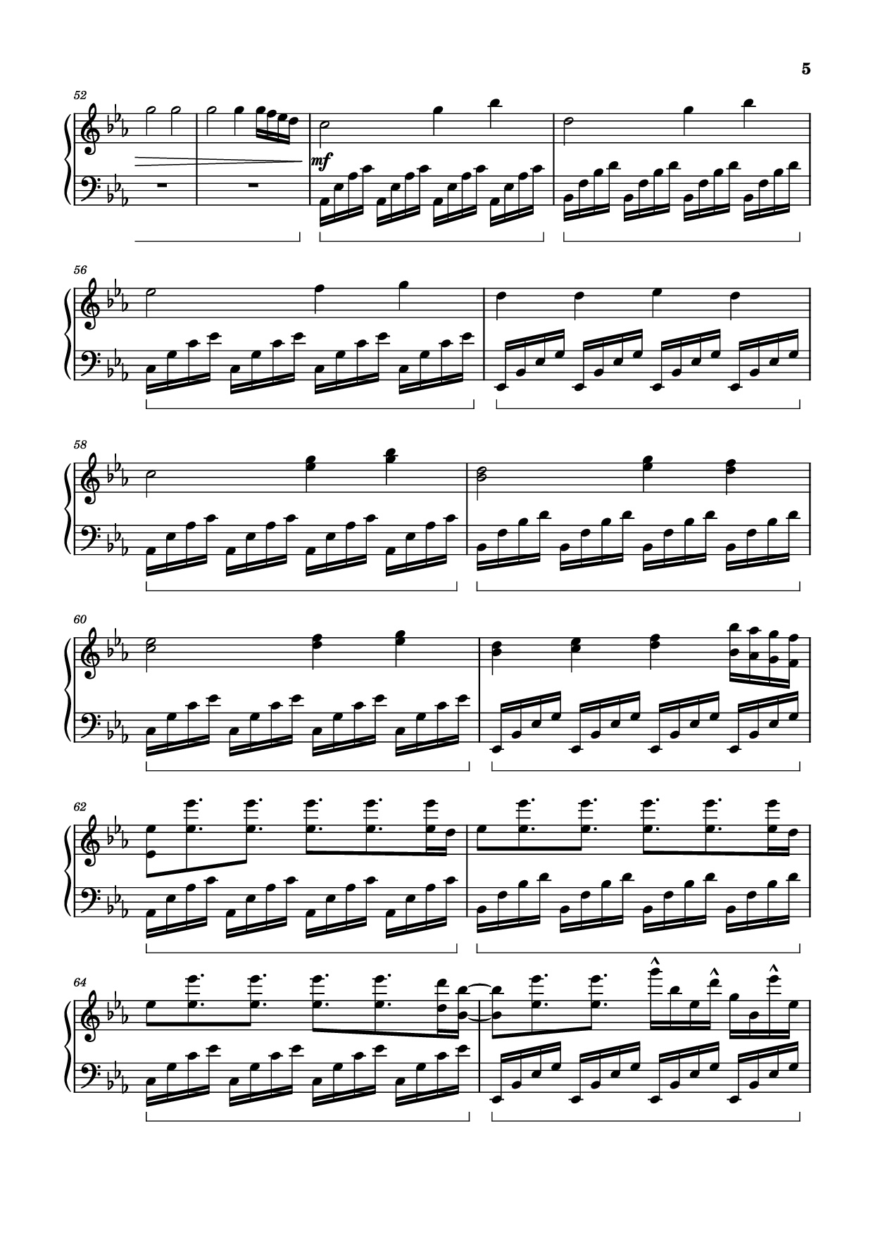 Trang 5 của Sheet nhạc PDF Piano bài hát ICARUS Piano - Arr.: Dave