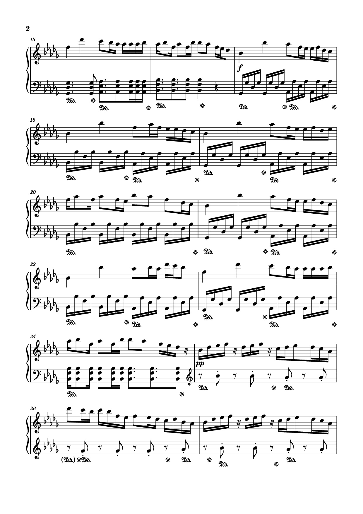 Trang 2 của Sheet nhạc PDF Piano bài hát Time Leaper Piano - Original by Hinkik