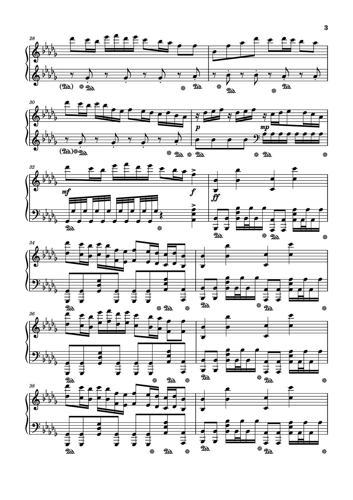 Trang 3 của Sheet nhạc PDF Piano bài hát Time Leaper Piano - Original by Hinkik