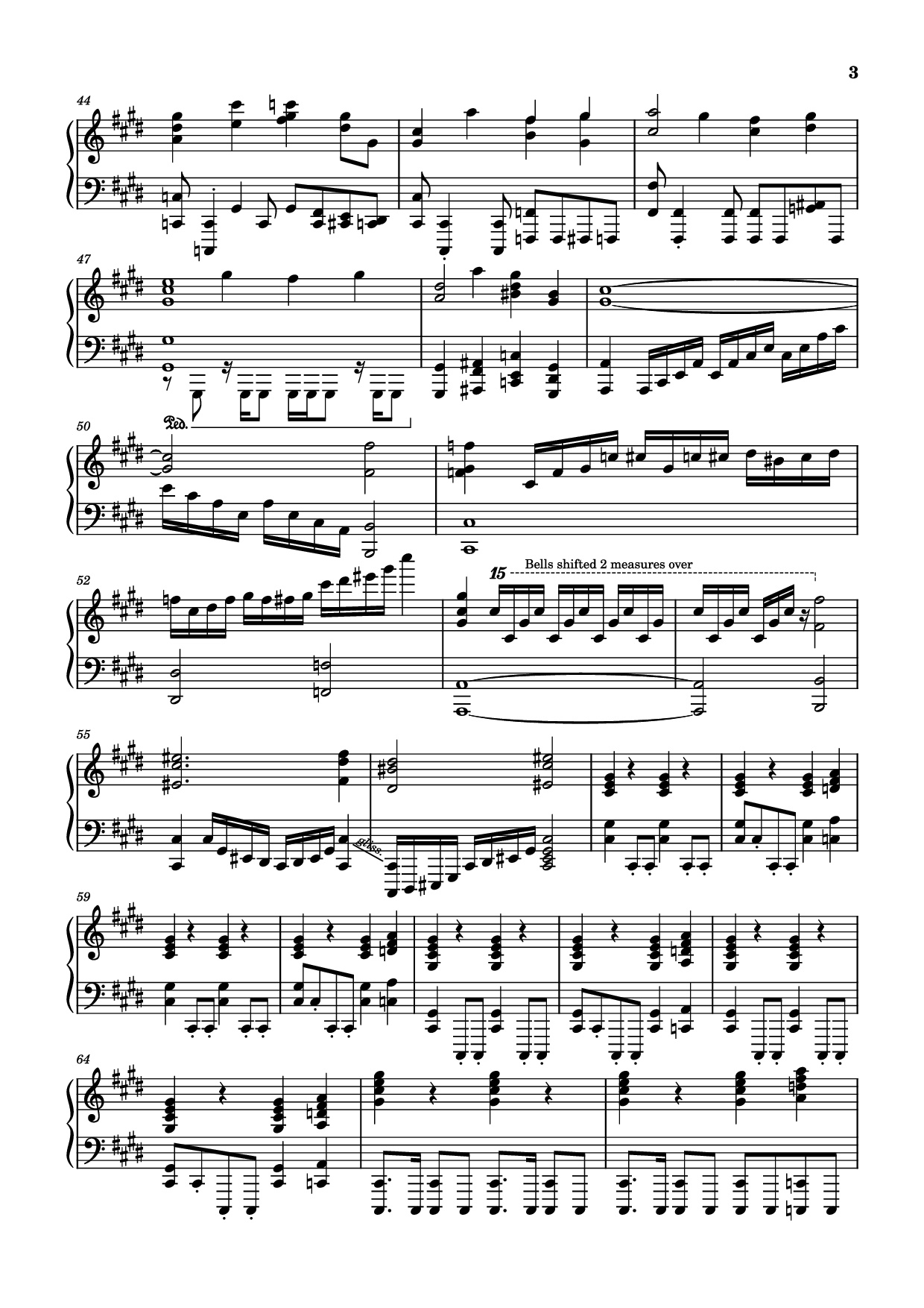 Trang 3 của Sheet nhạc PDF Piano bài hát Miragecoordinator Piano - Arranged by Aero