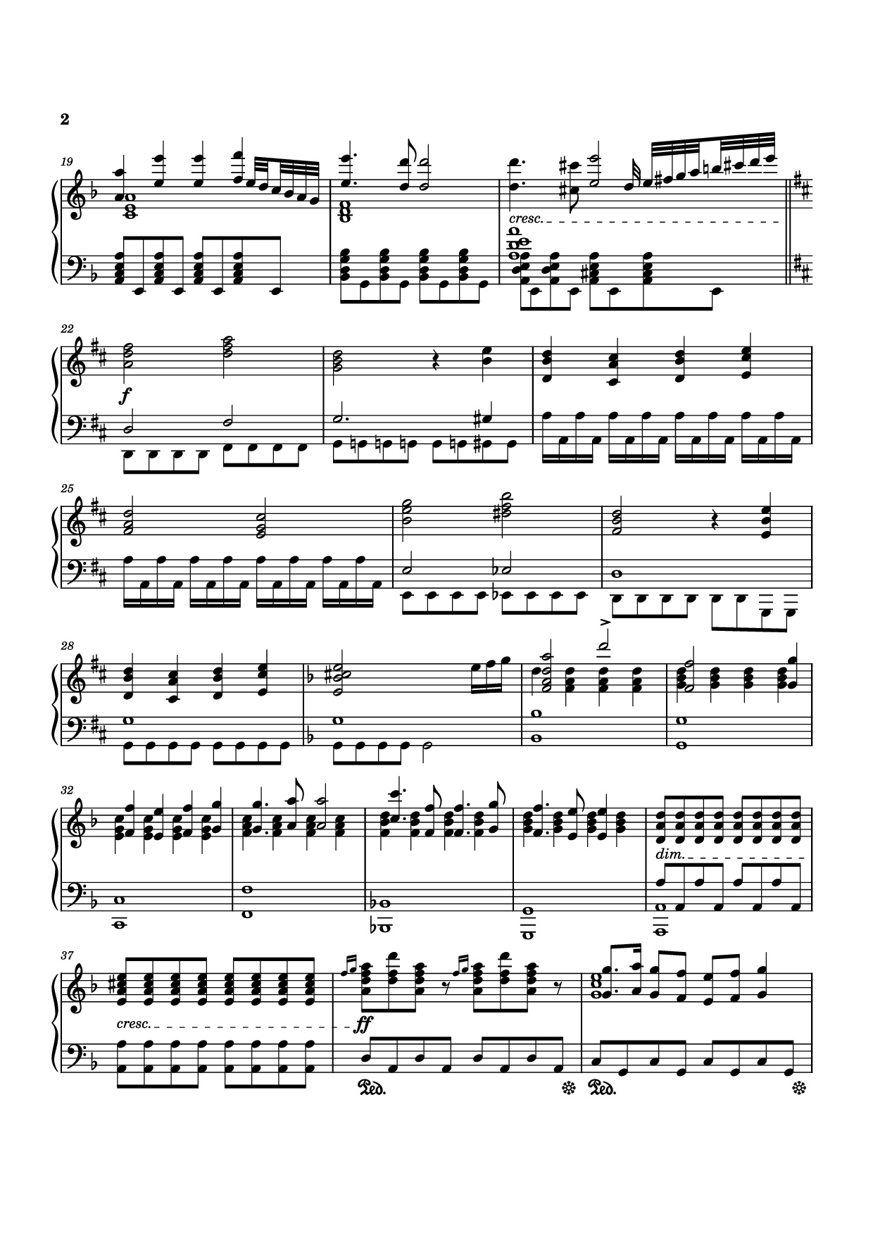 Trang 2 của Sheet nhạc PDF Piano bài hát Frozen Hillside Piano - AnthonyEl