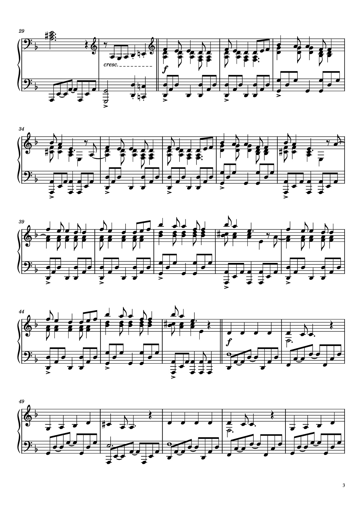 Trang 3 của Sheet nhạc PDF Piano bài hát Кукла колдуна Piano - Король и шут (The King and the Jester