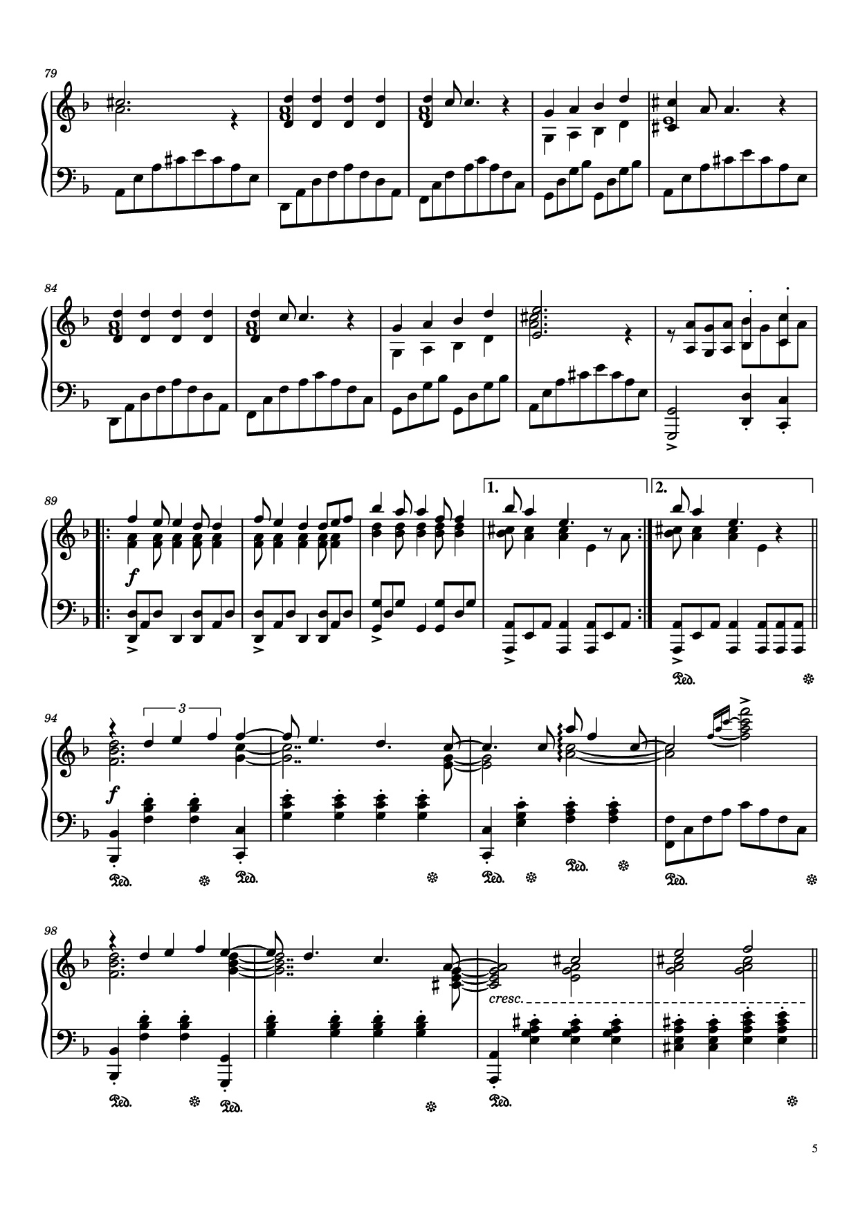 Trang 5 của Sheet nhạc PDF Piano bài hát Кукла колдуна Piano - Король и шут (The King and the Jester