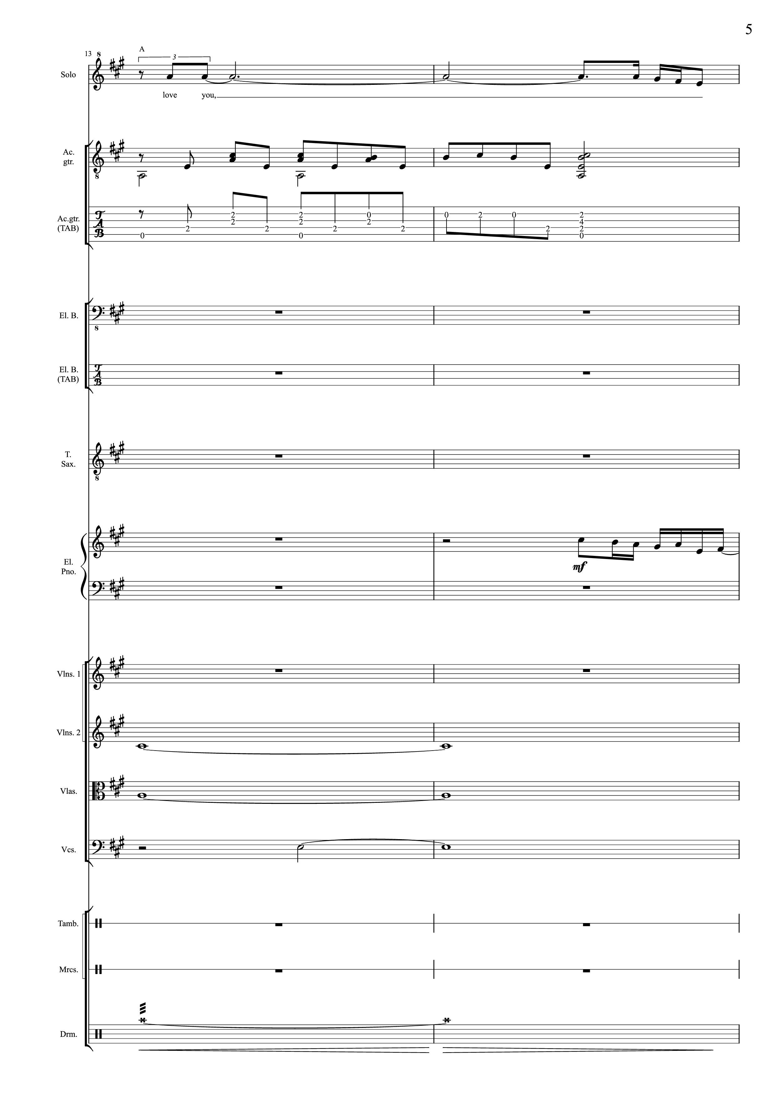 Trang 5 của Sheet nhạc PDF bài hát I Will Always Love You (Choral orchestral) - D. Parton