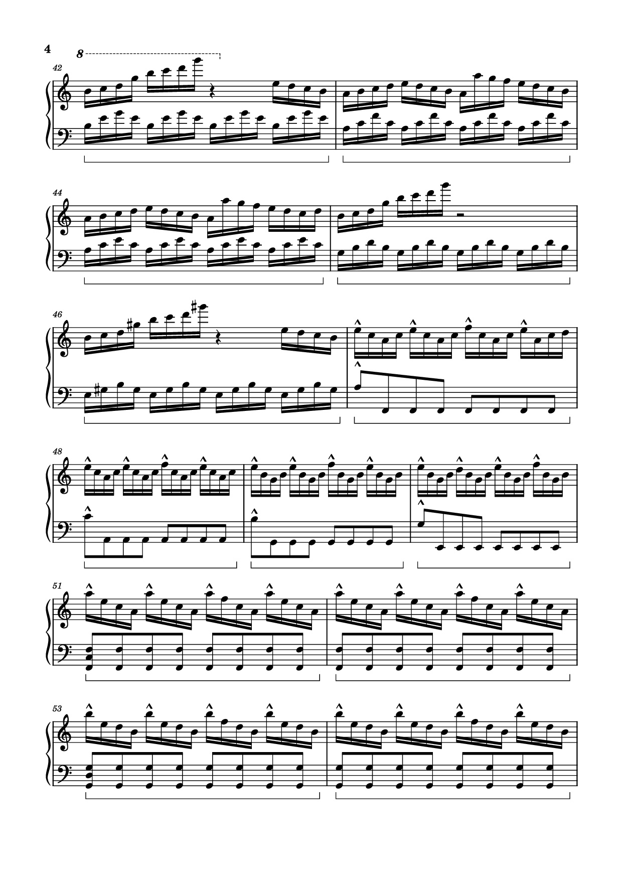 Trang 4 của Sheet nhạc PDF Piano bài hát The Interstellar Experience Piano - Tony Ann