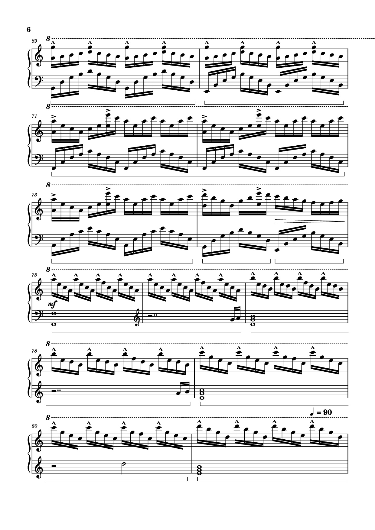 Trang 6 của Sheet nhạc PDF Piano bài hát The Interstellar Experience Piano - Tony Ann
