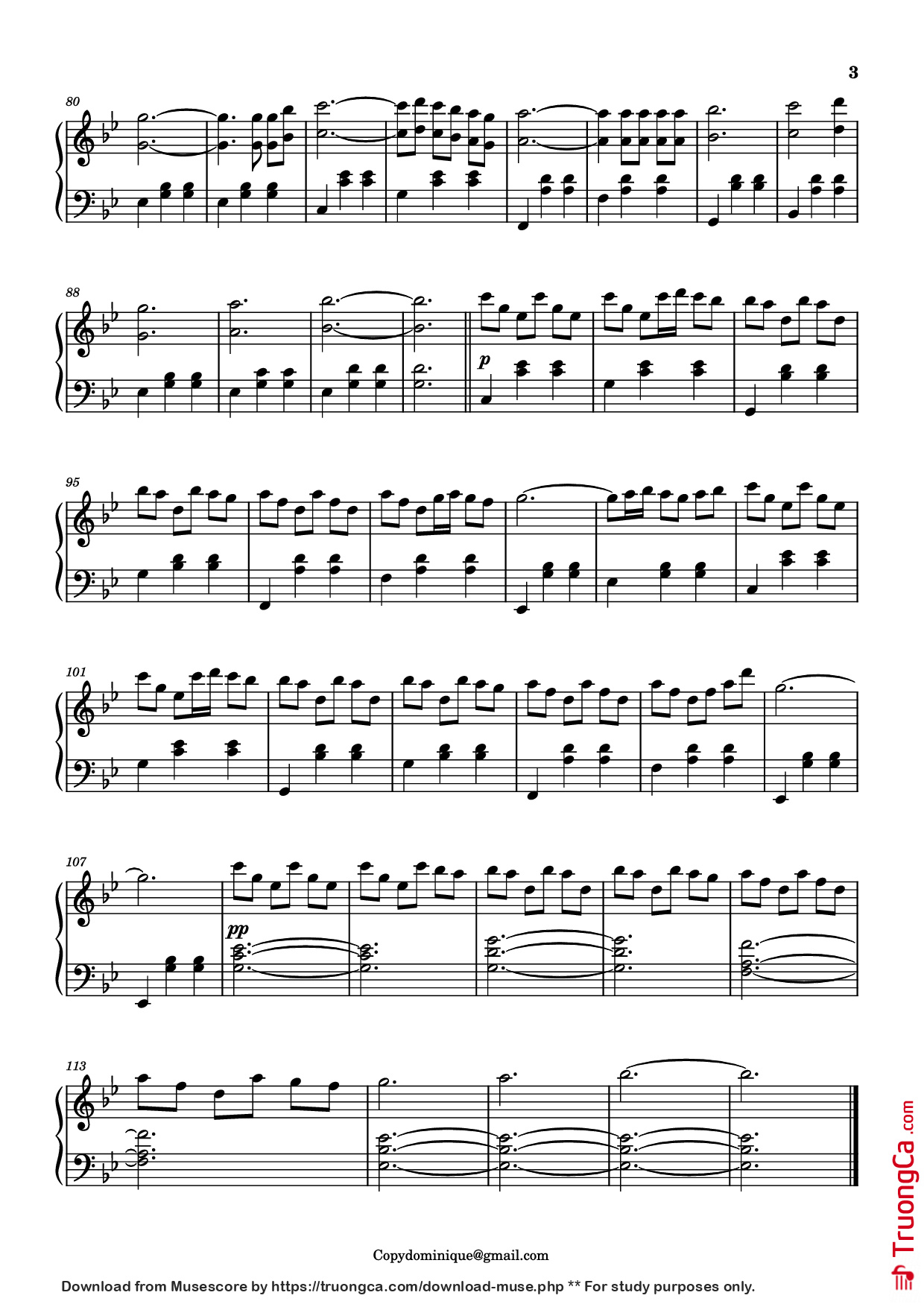 Trang 3 của Sheet nhạc PDF Piano bài hát Idea 10 Piano - Gibran Alcocer