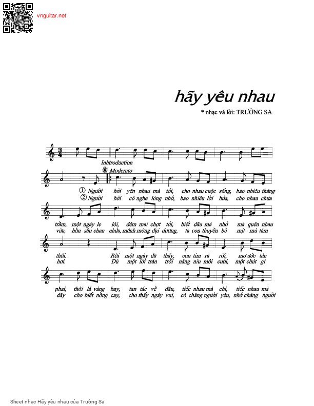 Hãy yêu nhau - Trường Sa