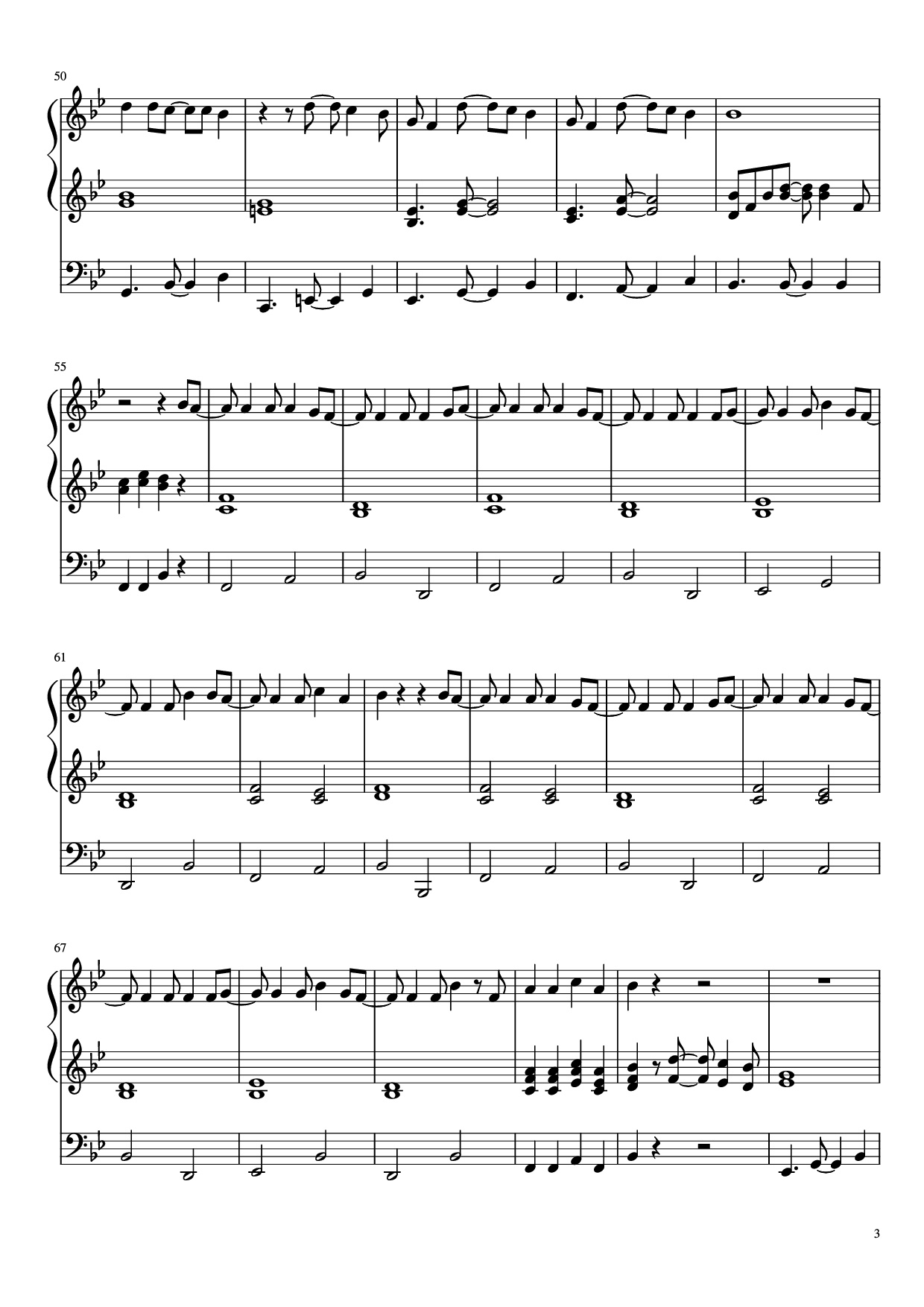 Trang 3 của Sheet nhạc PDF Piano bài hát Under the Sea Piano - Music by Alan Menken Lyrics by Howard Ashman