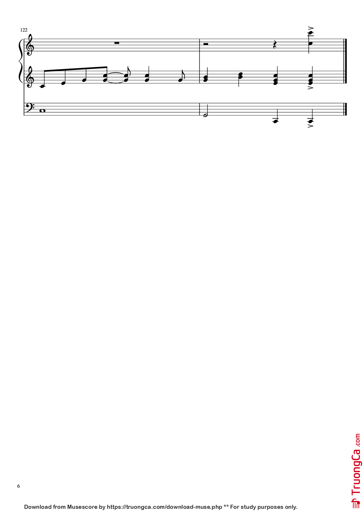 Trang 6 của Sheet nhạc PDF Piano bài hát Under the Sea Piano - Music by Alan Menken Lyrics by Howard Ashman