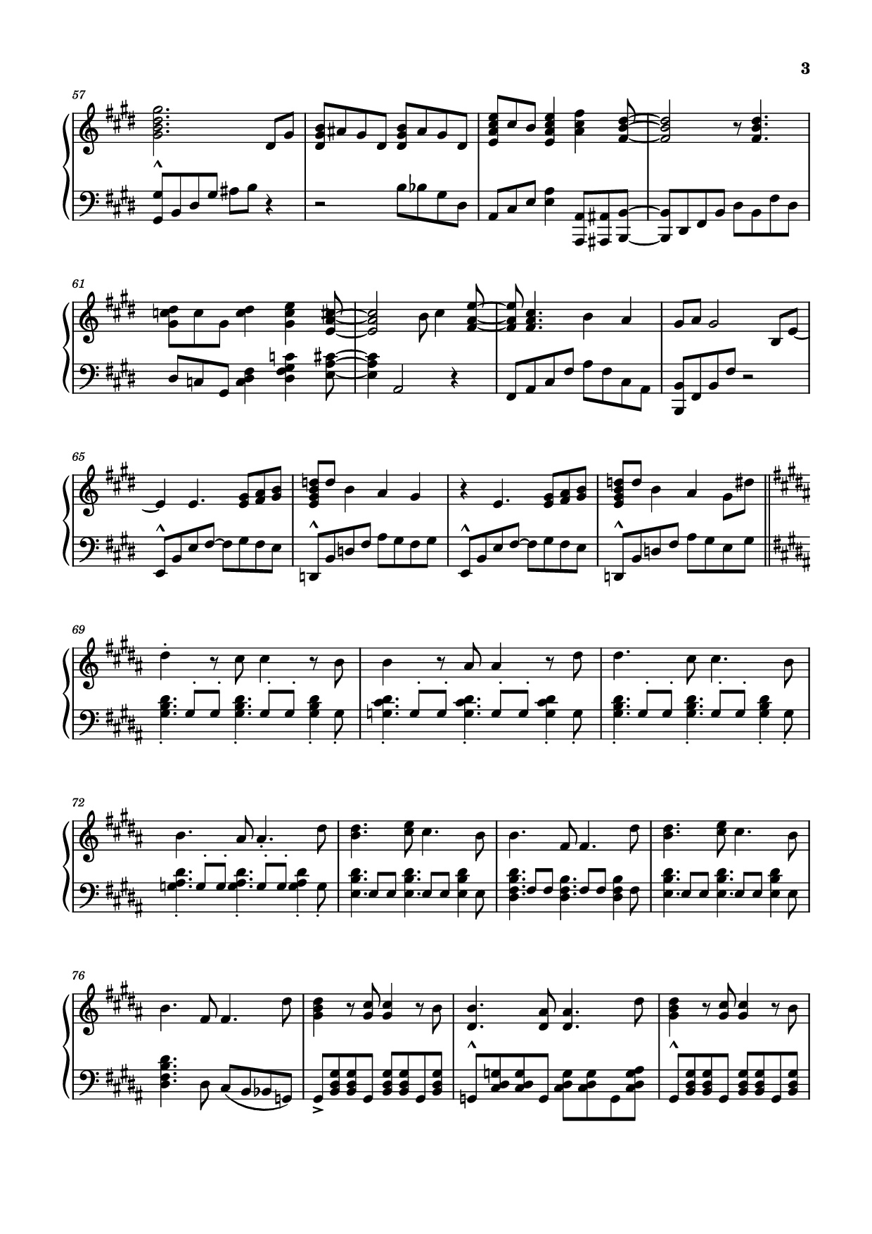 Trang 3 của Sheet nhạc PDF Piano bài hát Never Meant to Know Piano - Tally Hall