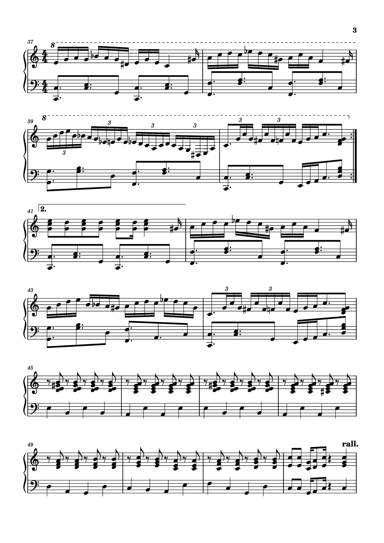 Trang 3 của Sheet nhạc PDF Piano bài hát The Main Character Piano - Will Wood