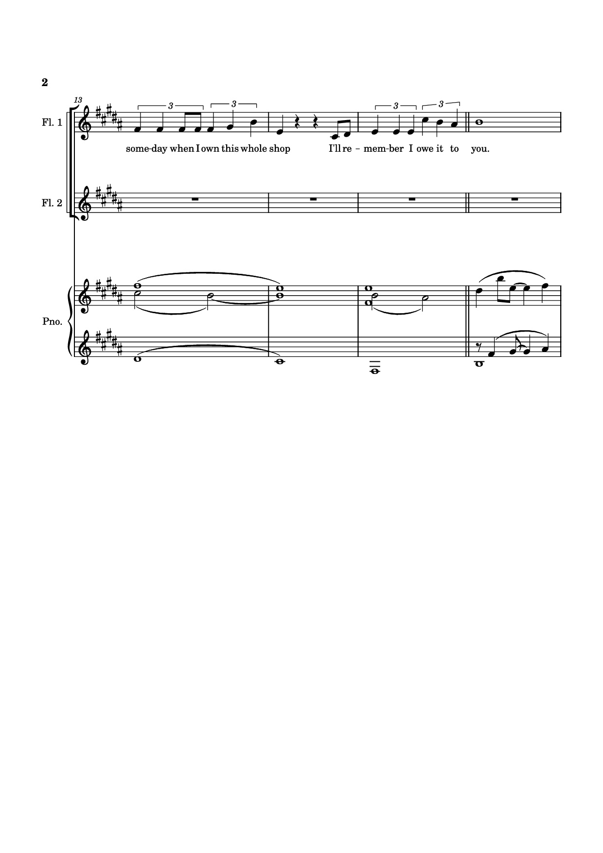 Trang 2 của Sheet nhạc PDF Piano bài hát SUDDEN CHANGES Piano - Music by Alan Menken