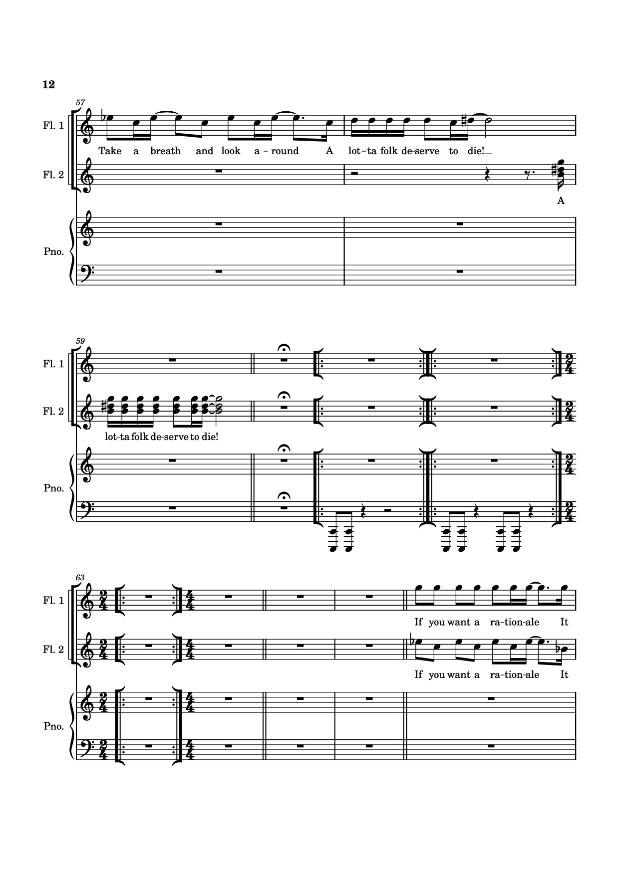 Trang 12 của Sheet nhạc PDF Piano bài hát SUDDEN CHANGES Piano - Music by Alan Menken