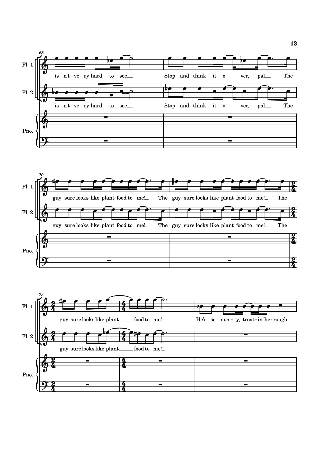 Trang 13 của Sheet nhạc PDF Piano bài hát SUDDEN CHANGES Piano - Music by Alan Menken