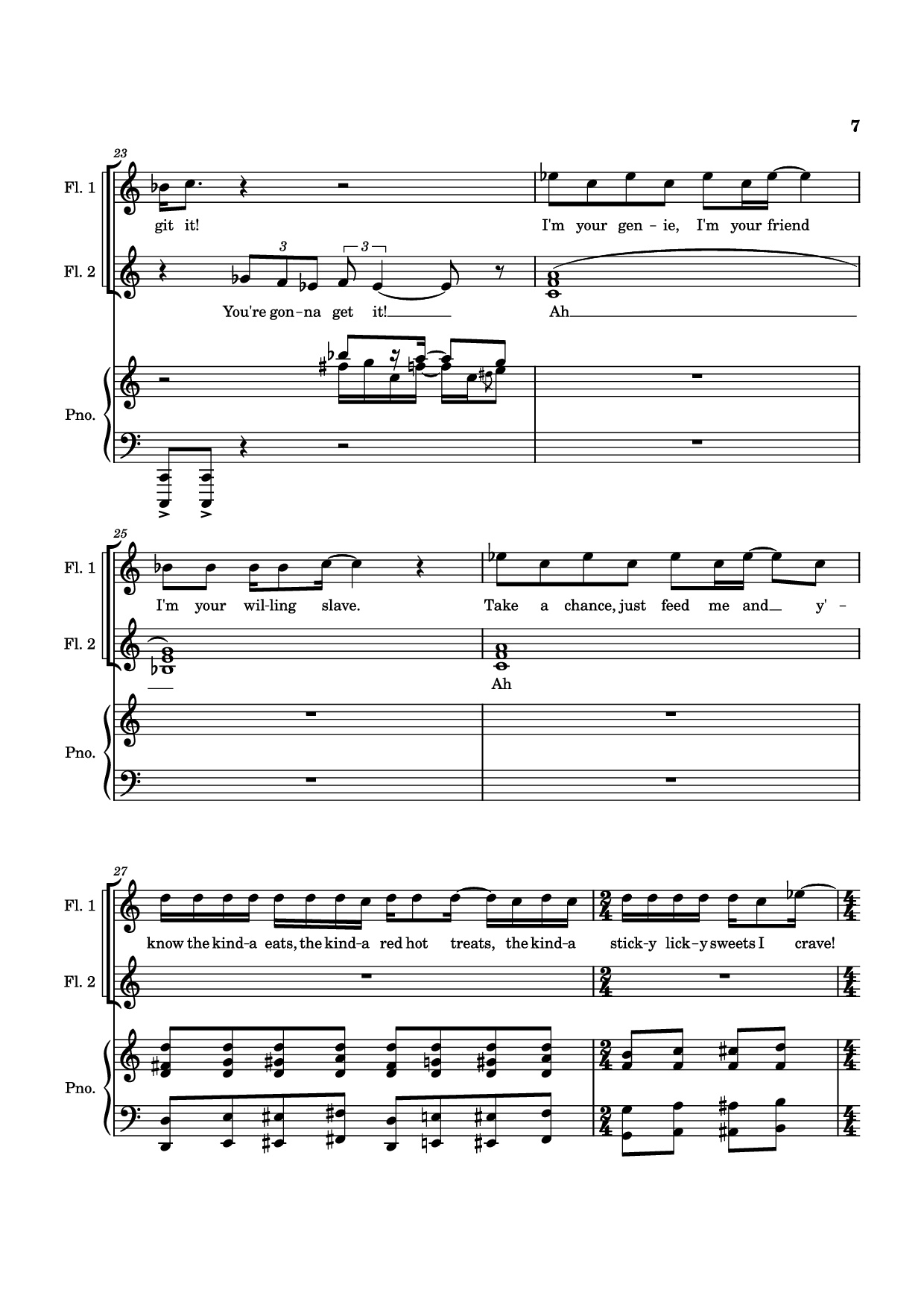 Trang 7 của Sheet nhạc PDF Piano bài hát SUDDEN CHANGES Piano - Music by Alan Menken