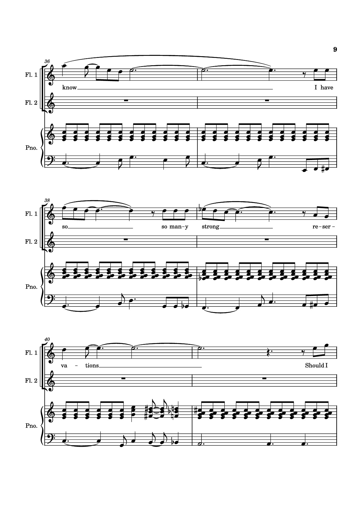Trang 9 của Sheet nhạc PDF Piano bài hát SUDDEN CHANGES Piano - Music by Alan Menken