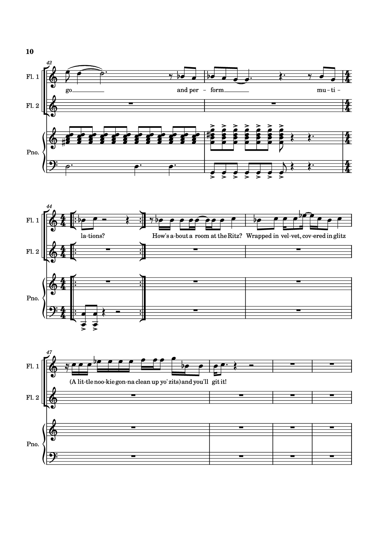 Trang 10 của Sheet nhạc PDF Piano bài hát SUDDEN CHANGES Piano - Music by Alan Menken