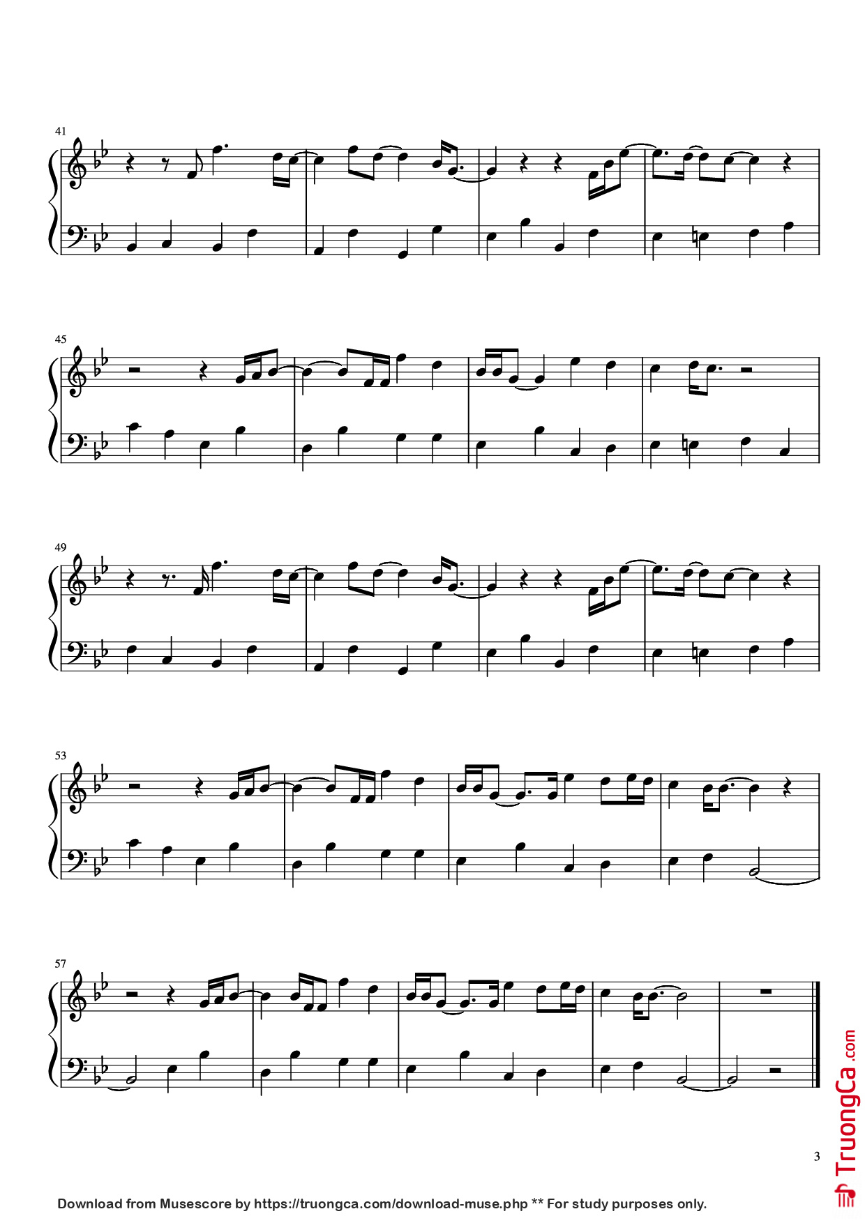 Trang 3 của Sheet nhạc PDF Piano bài hát Can You Feel The Love Tonight Piano - Elton John. Piano arrranged by Hazel Nguyen