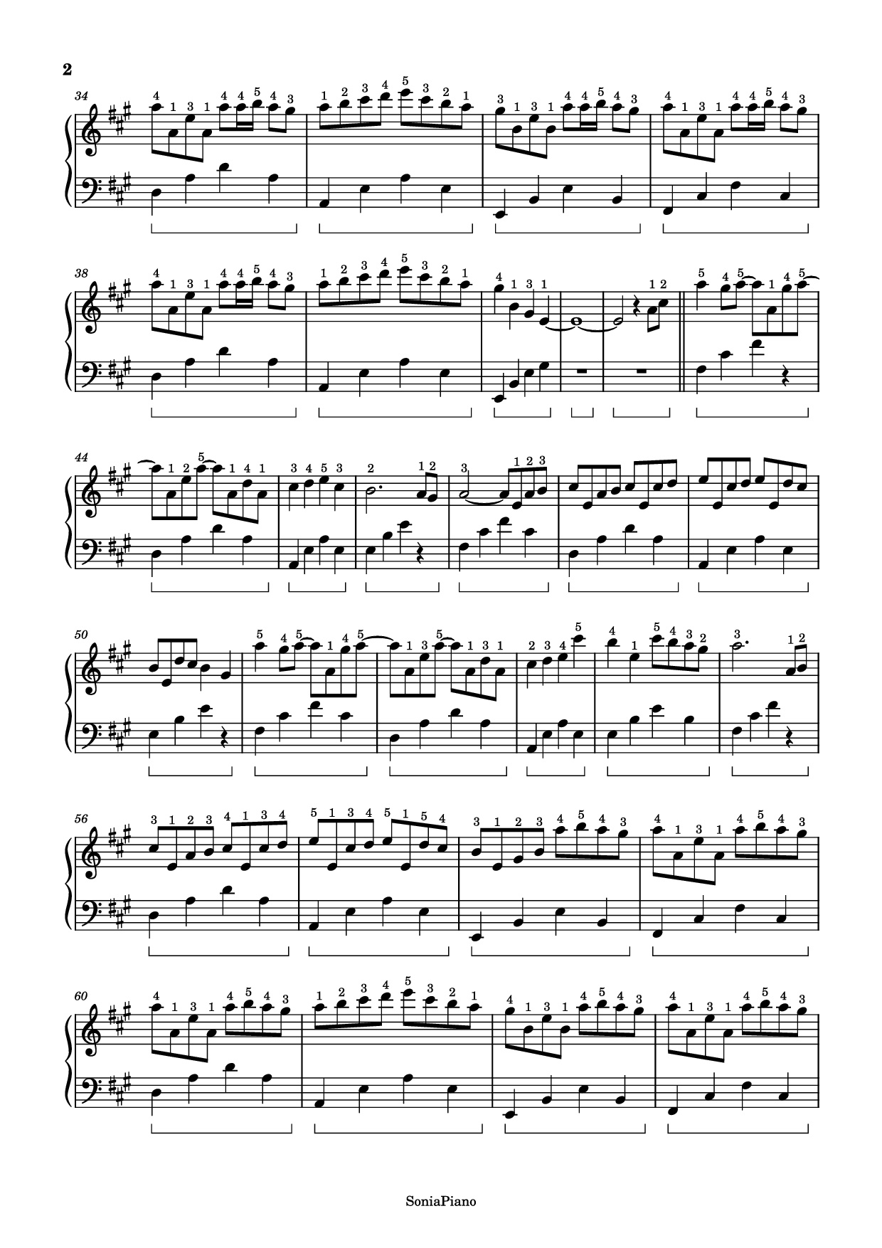 Trang 2 của Sheet nhạc PDF Piano bài hát River Flow In You Piano - YIRUMA