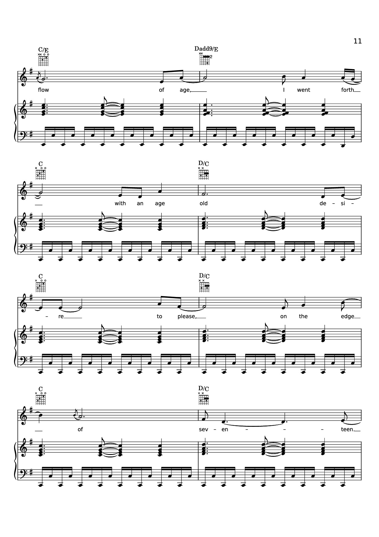 Trang 11 của Sheet nhạc PDF Piano bài hát Edge of Seventeen Piano - STEVIE NICKS