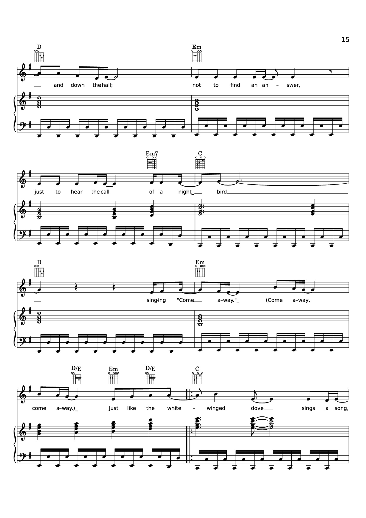 Trang 15 của Sheet nhạc PDF Piano bài hát Edge of Seventeen Piano - STEVIE NICKS