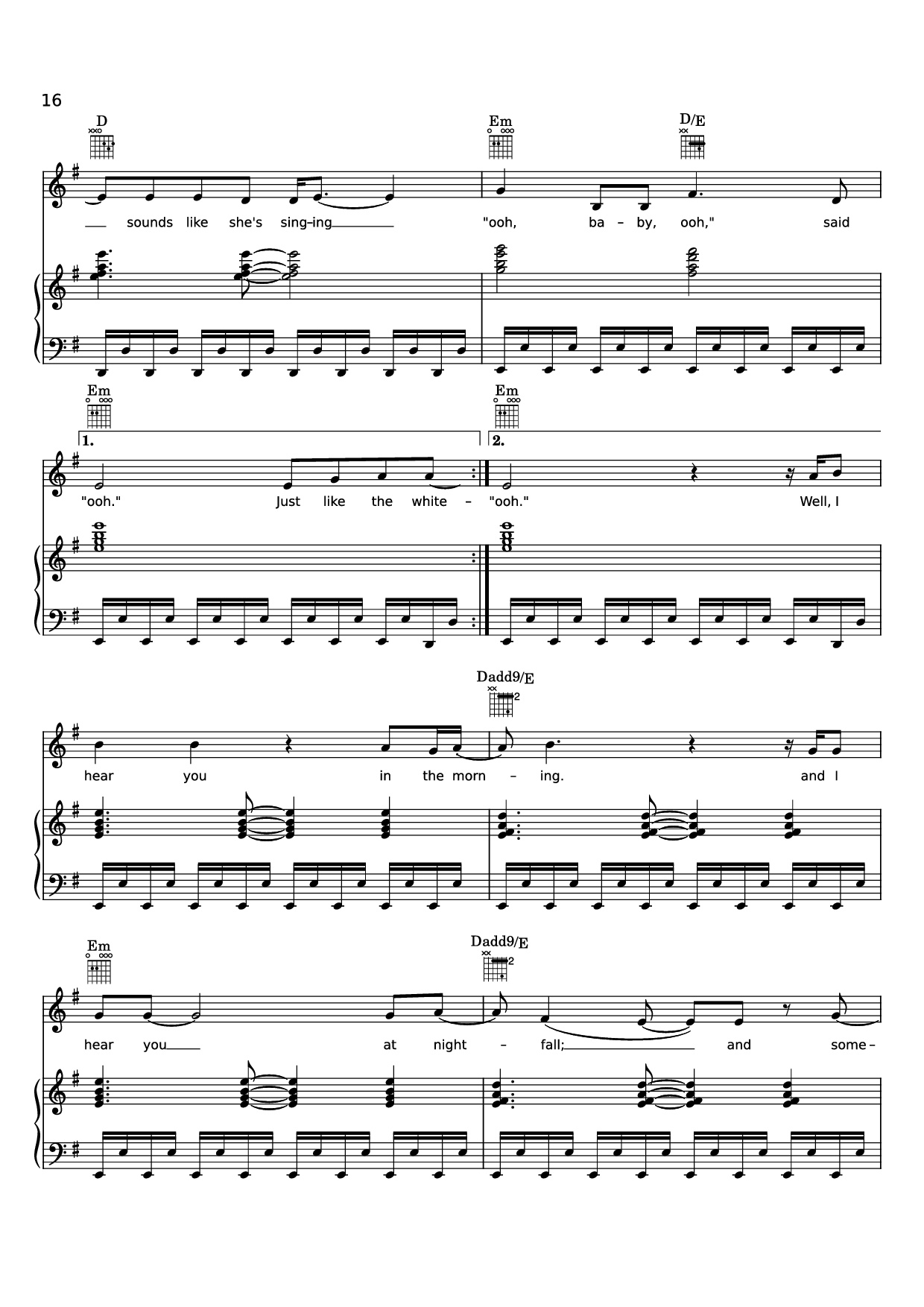 Trang 16 của Sheet nhạc PDF Piano bài hát Edge of Seventeen Piano - STEVIE NICKS