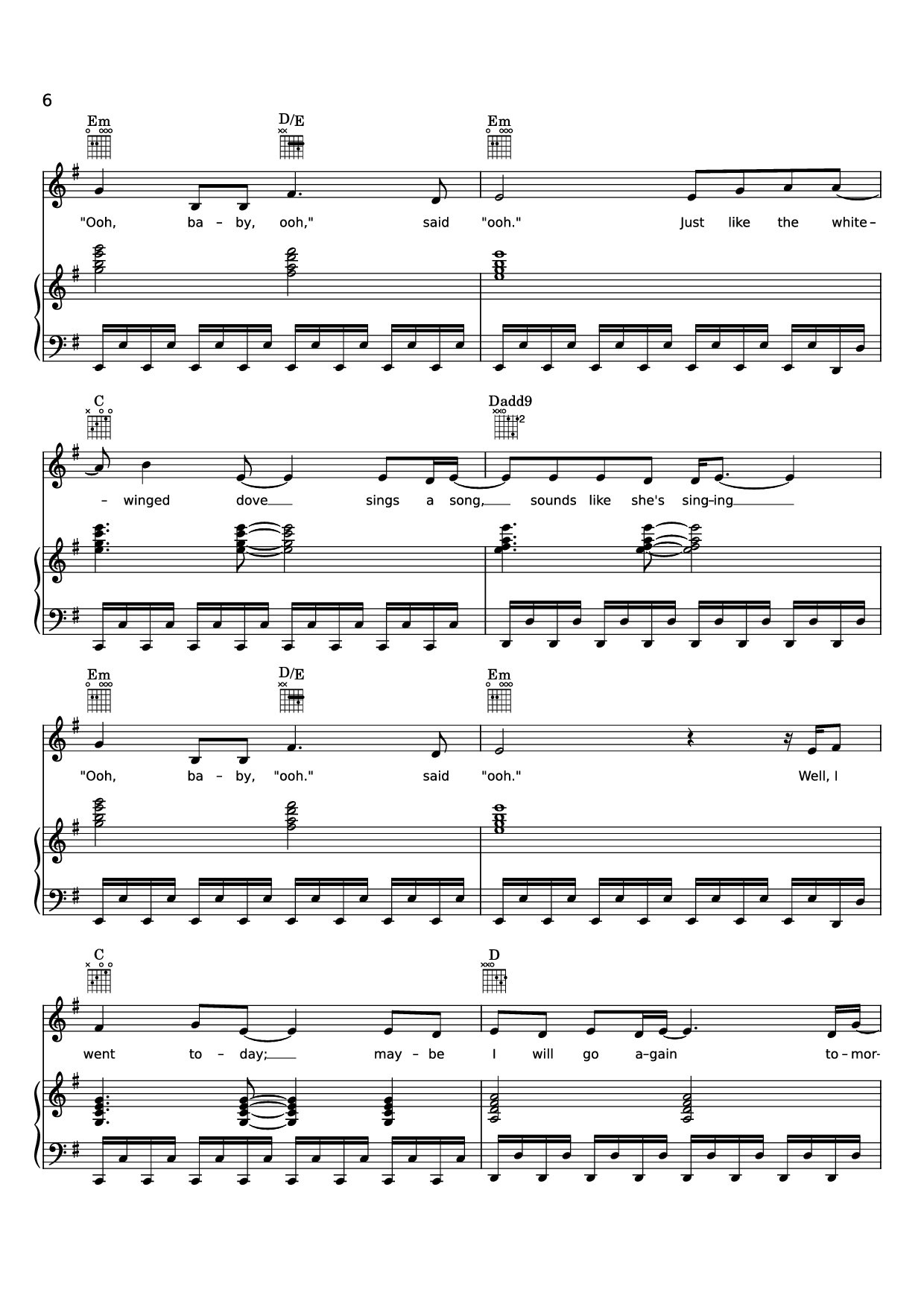 Trang 6 của Sheet nhạc PDF Piano bài hát Edge of Seventeen Piano - STEVIE NICKS