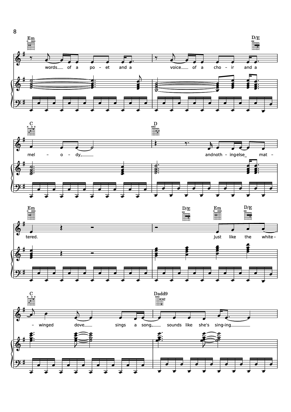 Trang 8 của Sheet nhạc PDF Piano bài hát Edge of Seventeen Piano - STEVIE NICKS