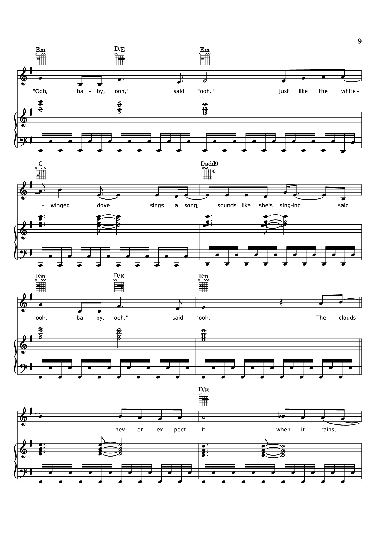 Trang 9 của Sheet nhạc PDF Piano bài hát Edge of Seventeen Piano - STEVIE NICKS