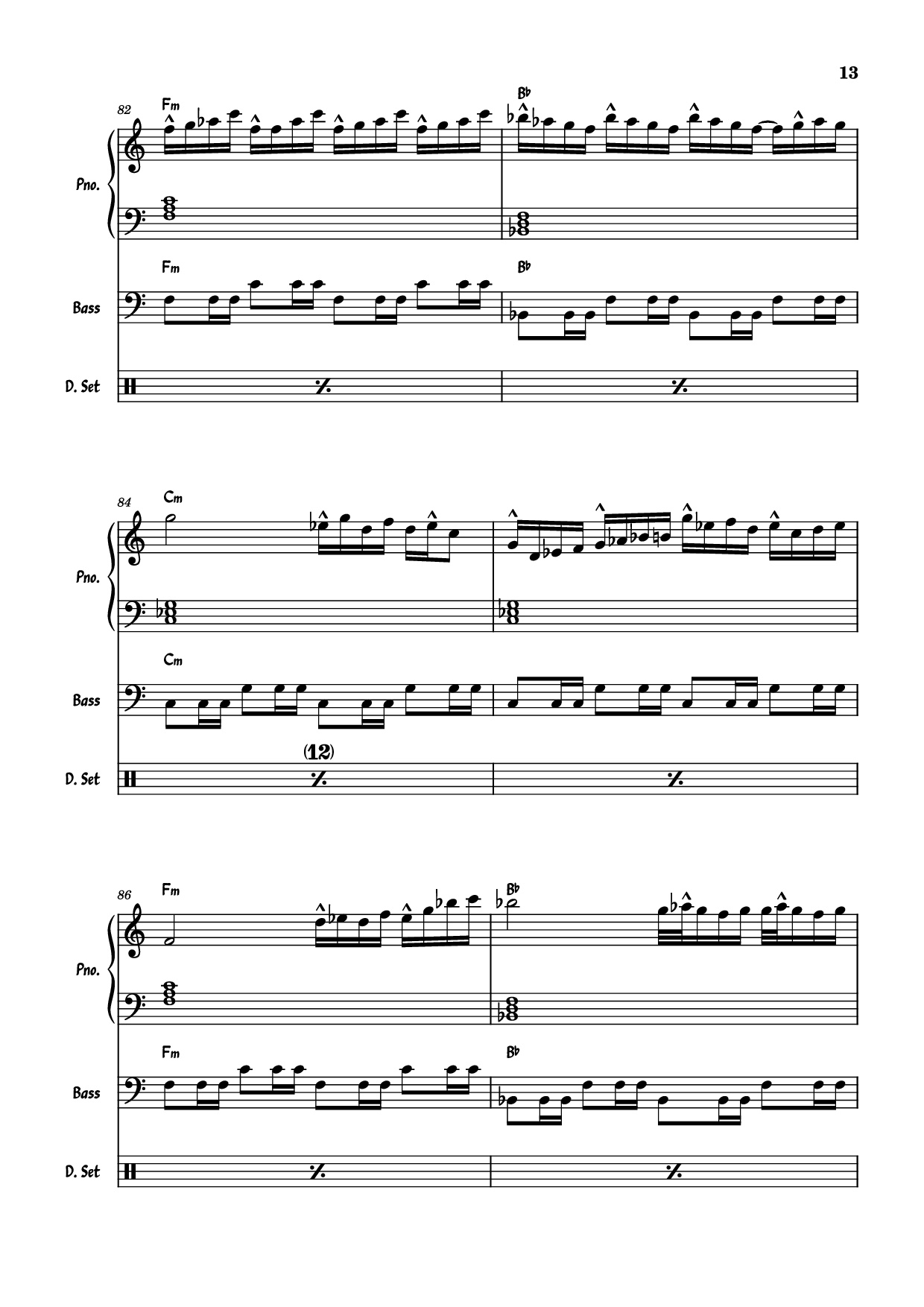 Trang 13 của Sheet nhạc PDF Piano Guitar Tab bài hát July Morning Piano - Uriah Heep