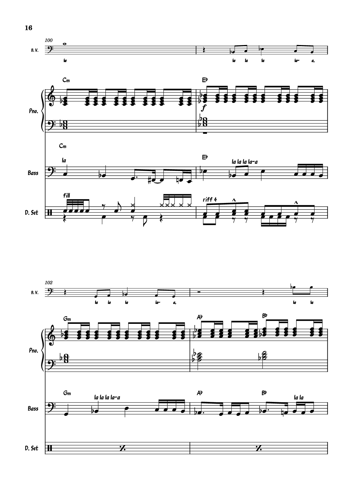 Trang 16 của Sheet nhạc PDF Piano Guitar Tab bài hát July Morning Piano - Uriah Heep