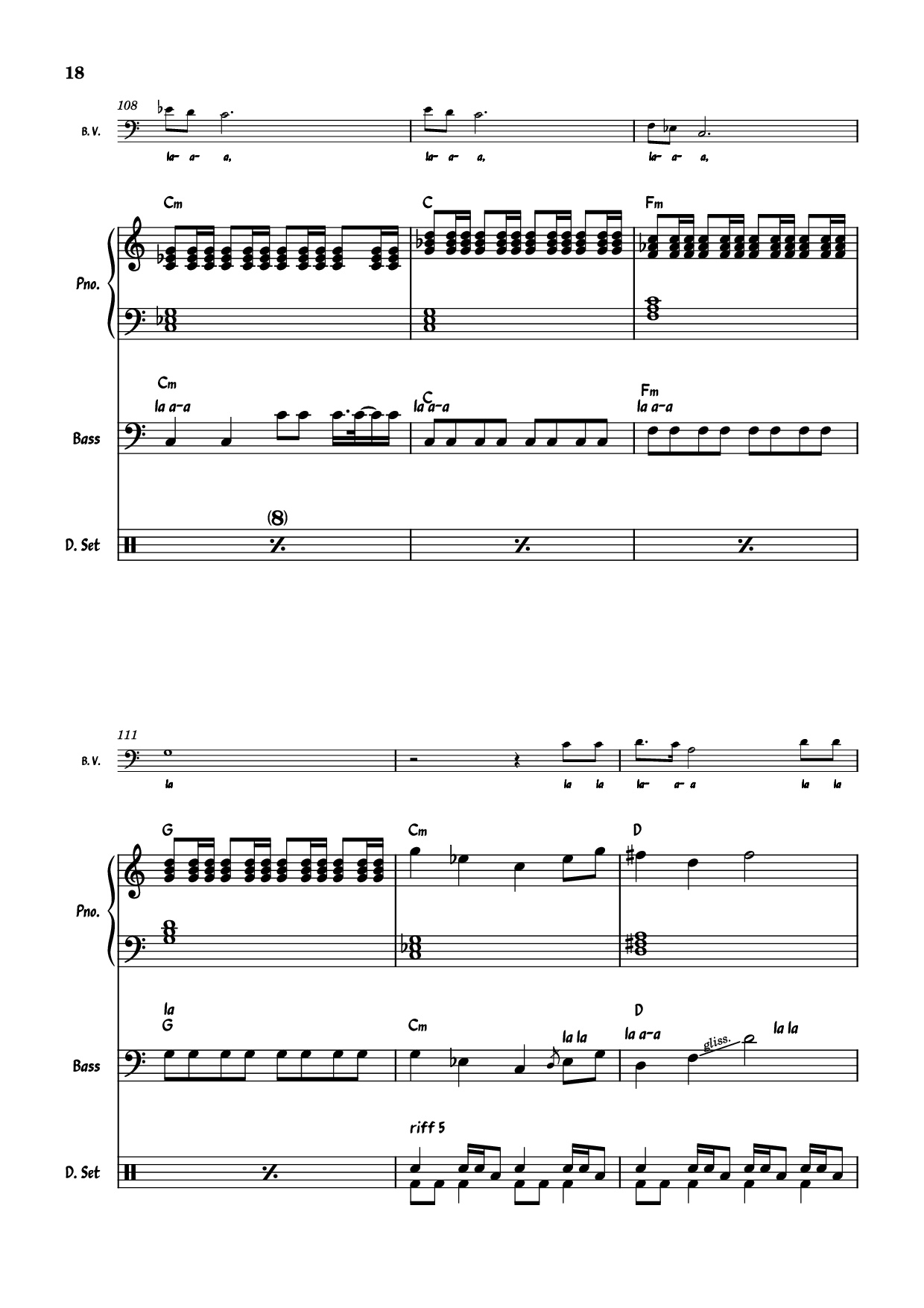 Trang 18 của Sheet nhạc PDF Piano Guitar Tab bài hát July Morning Piano - Uriah Heep