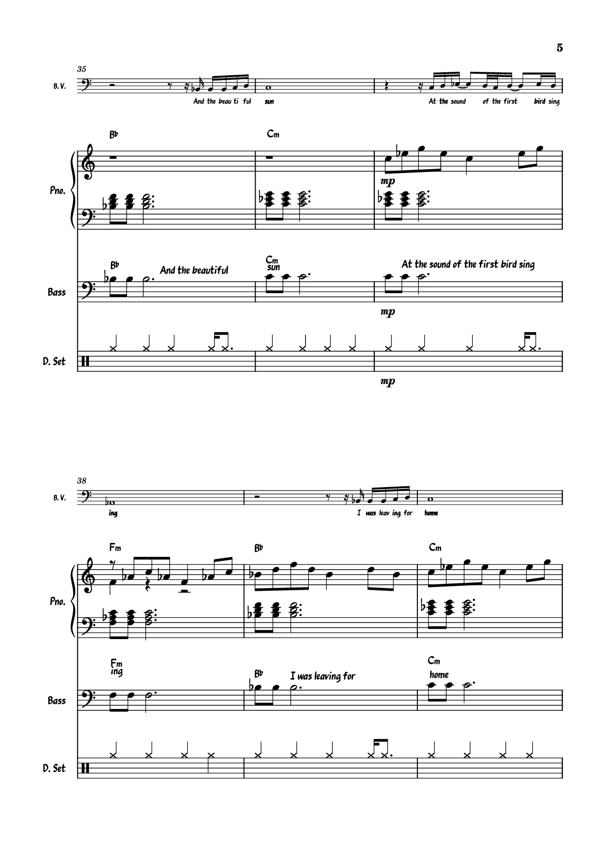 Trang 5 của Sheet nhạc PDF Piano Guitar Tab bài hát July Morning Piano - Uriah Heep