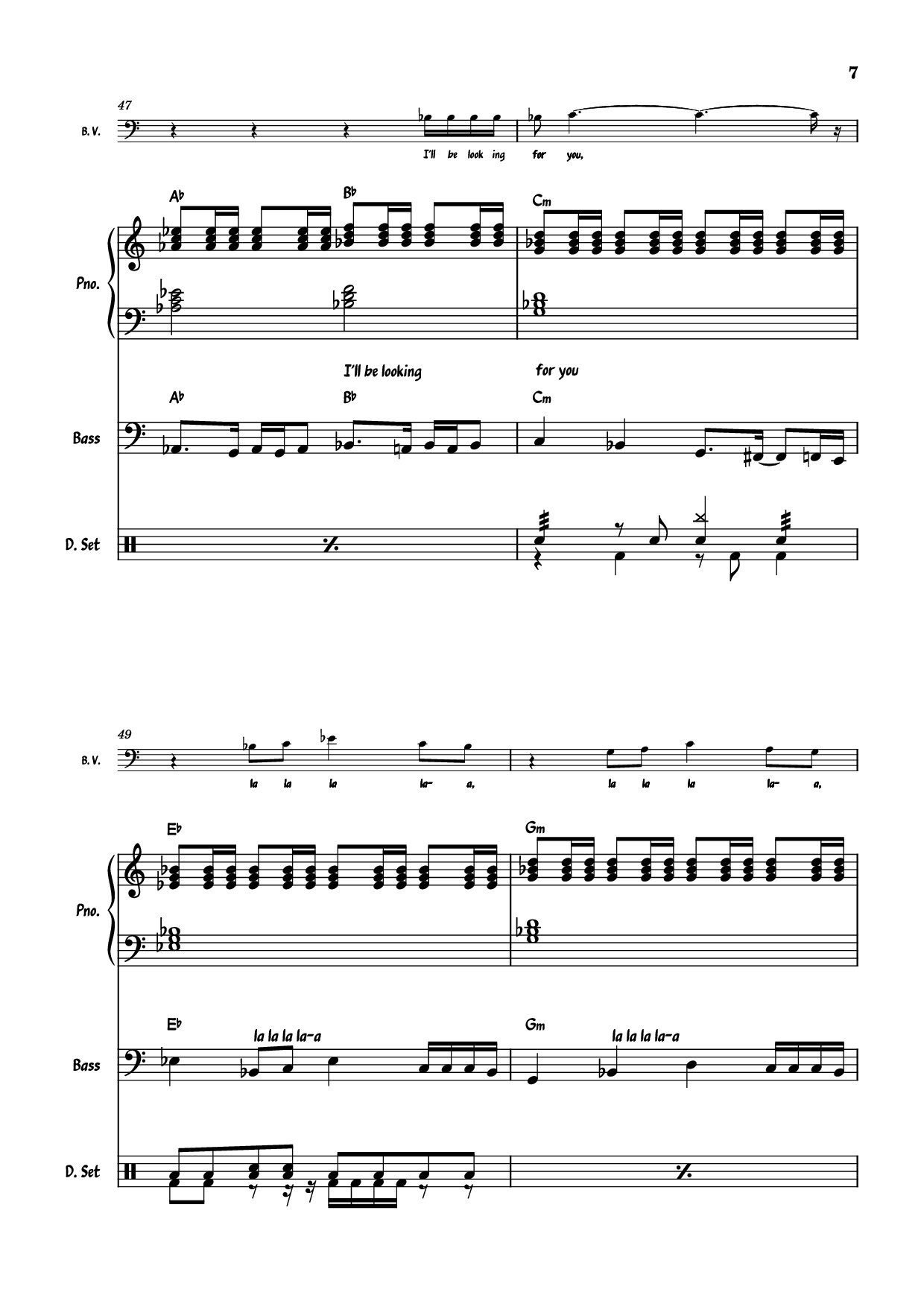 Trang 7 của Sheet nhạc PDF Piano Guitar Tab bài hát July Morning Piano - Uriah Heep