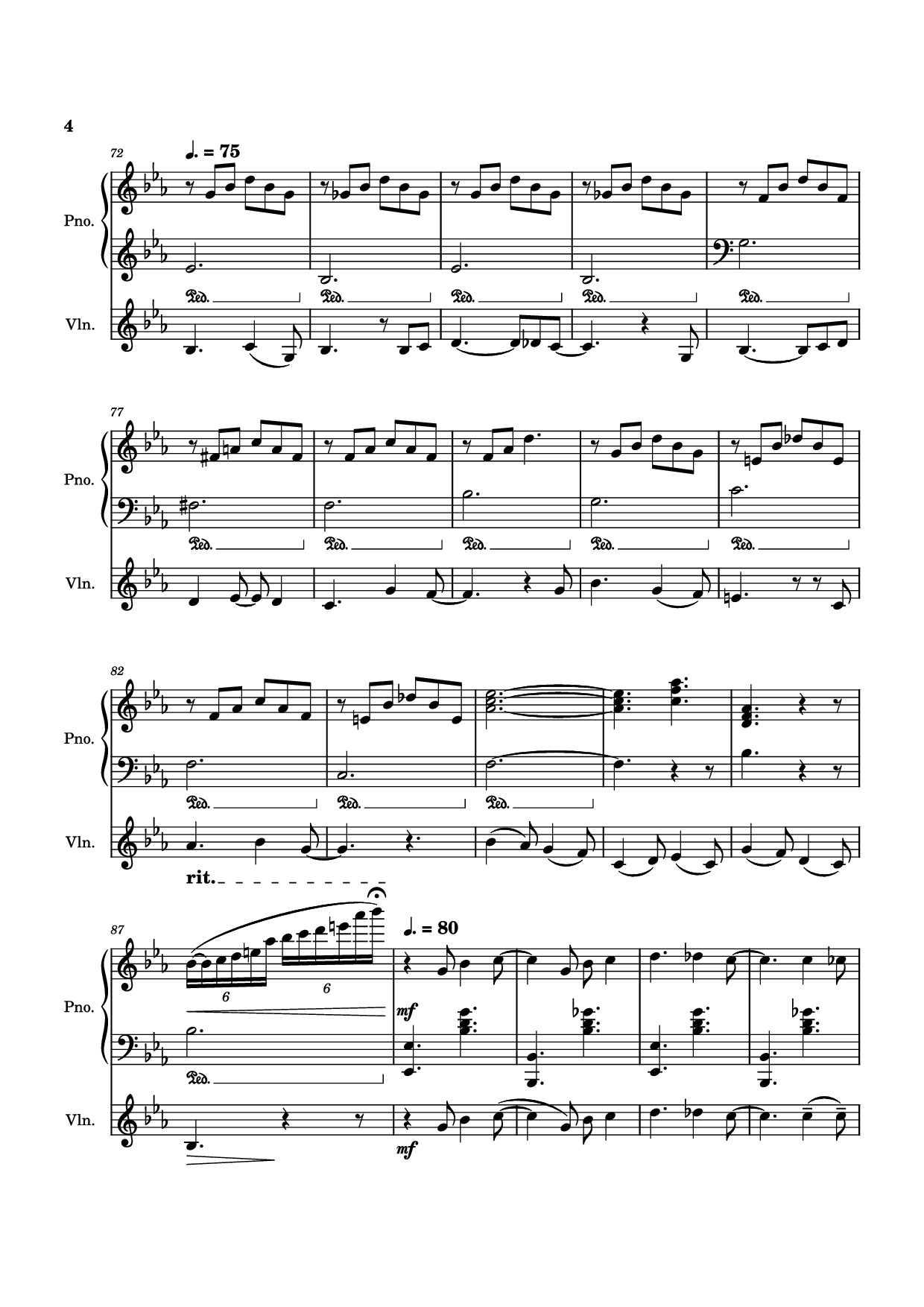 Trang 4 của Sheet nhạc PDF Piano bài hát Valentine Piano - Laufey
