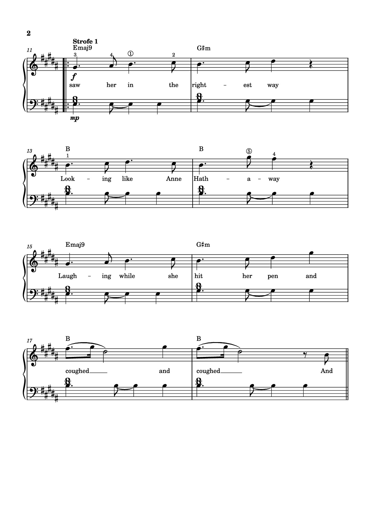 Trang 2 của Sheet nhạc PDF Piano bài hát Sailor Song Piano - Gigi Perez